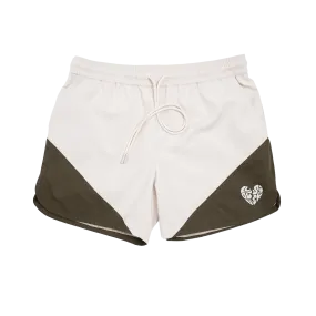 Sail Shorts (Cream/Green)