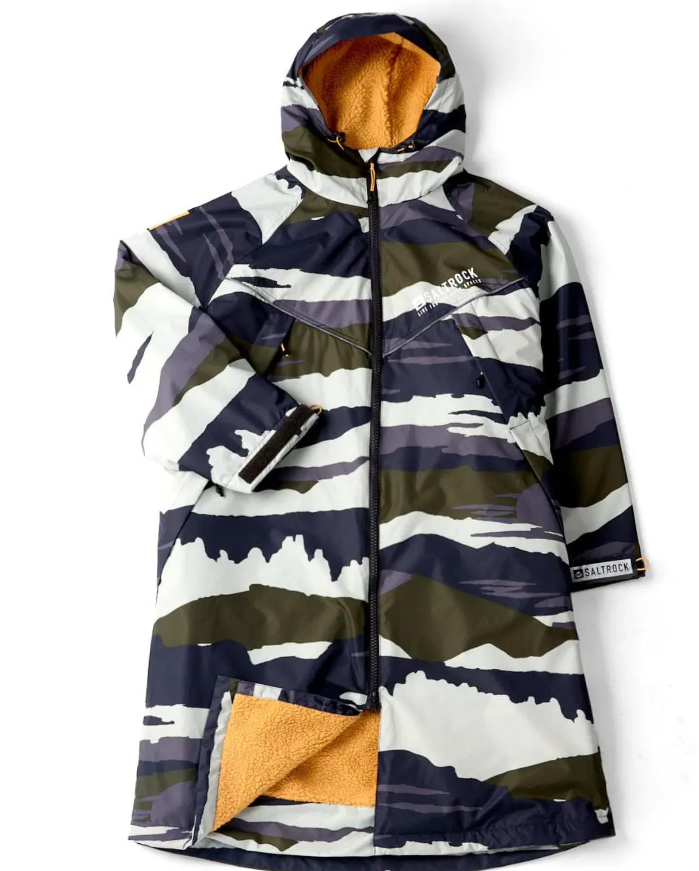 SALTROCK Recycled Changing Robe - Camo Stripe