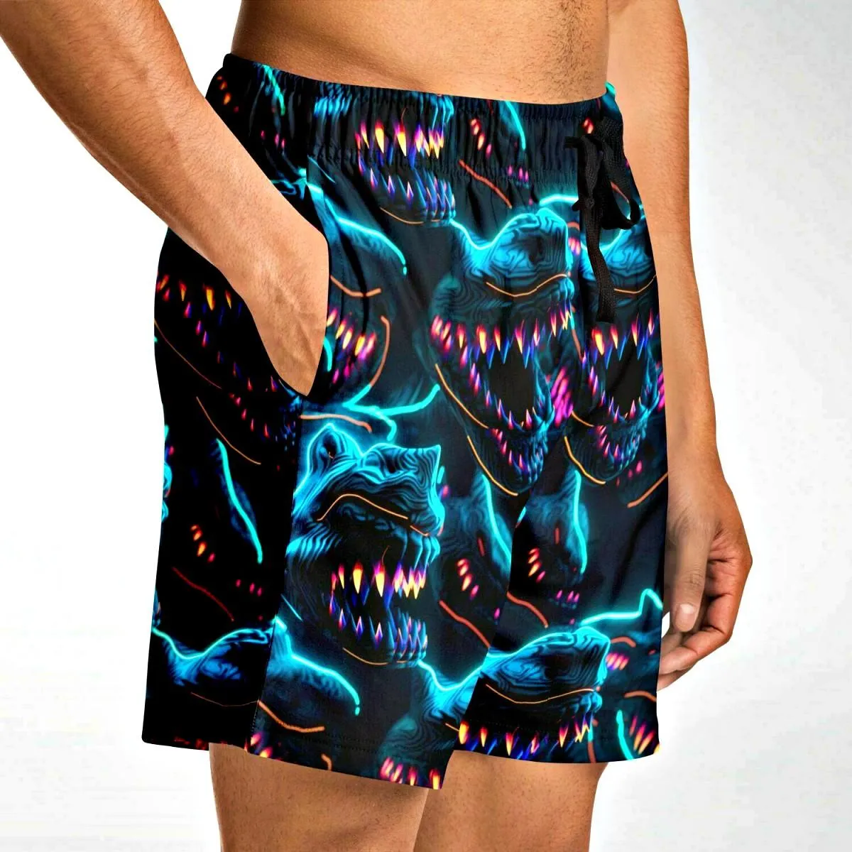 Shark Tank Athletic Mid-Thigh Shorts