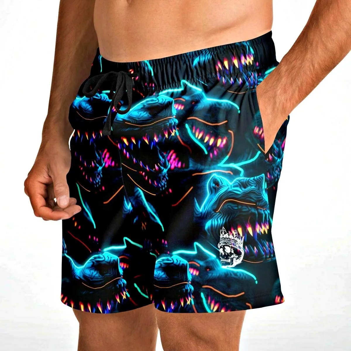 Shark Tank Athletic Mid-Thigh Shorts