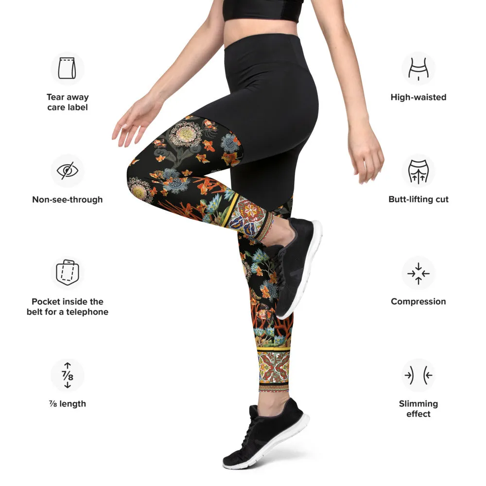 Shou Fish Compression Leggings