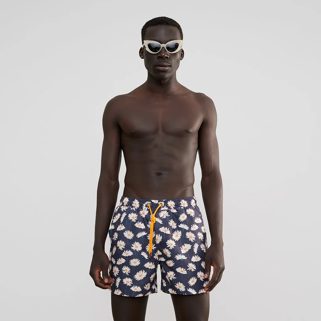 Skwosh Club MENS DAISY BABY SWIM SHORTS - DAISY PRINT