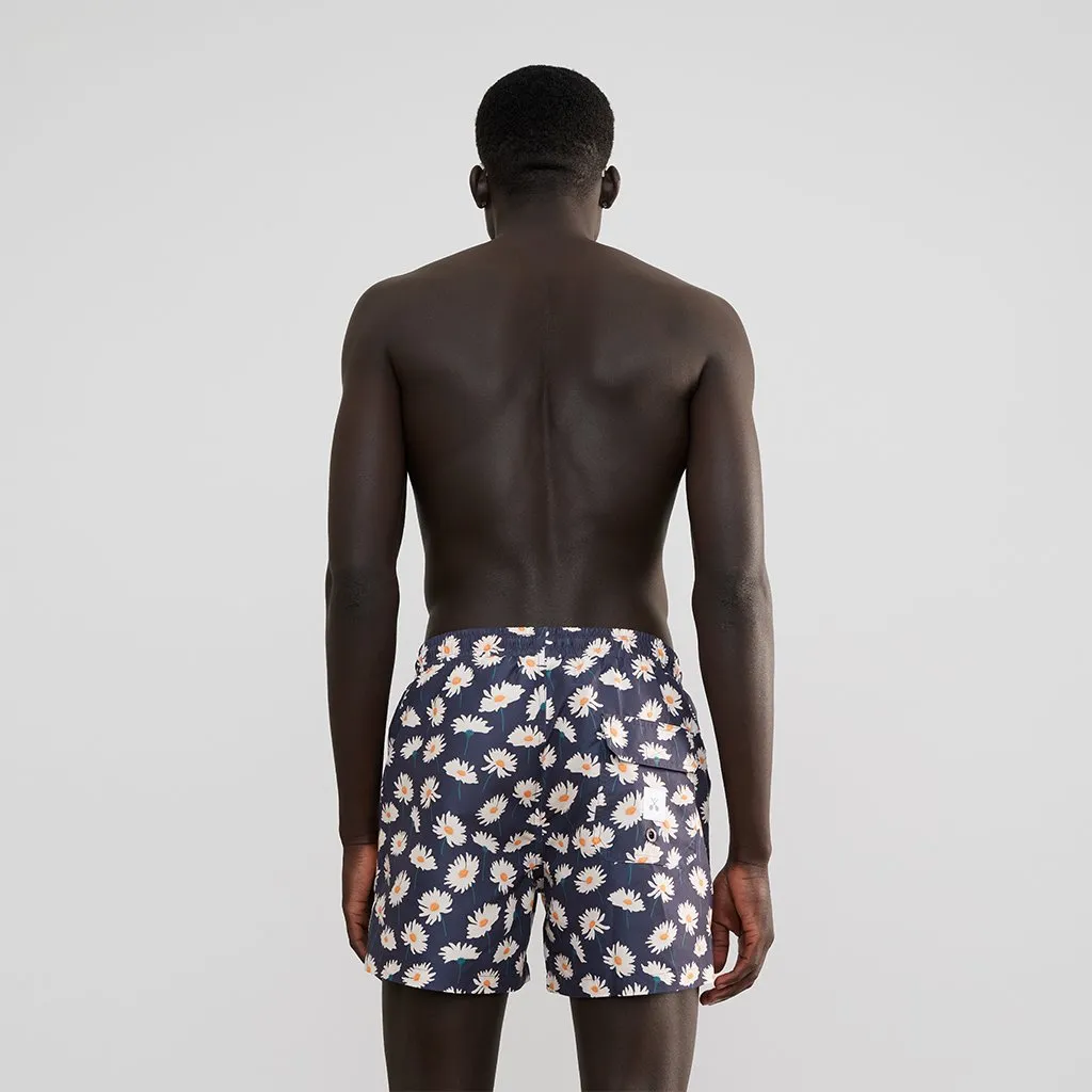 Skwosh Club MENS DAISY BABY SWIM SHORTS - DAISY PRINT