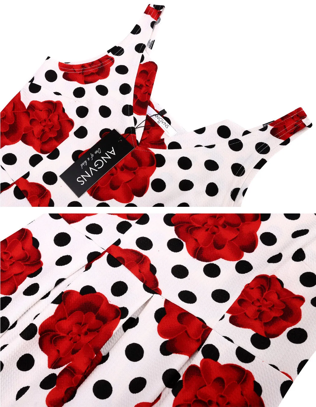 Sleeveless Backless Floral Print Pleated Dress