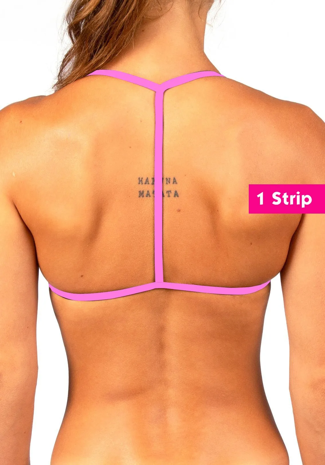 Sport Top Bikini Gradient Light Blue