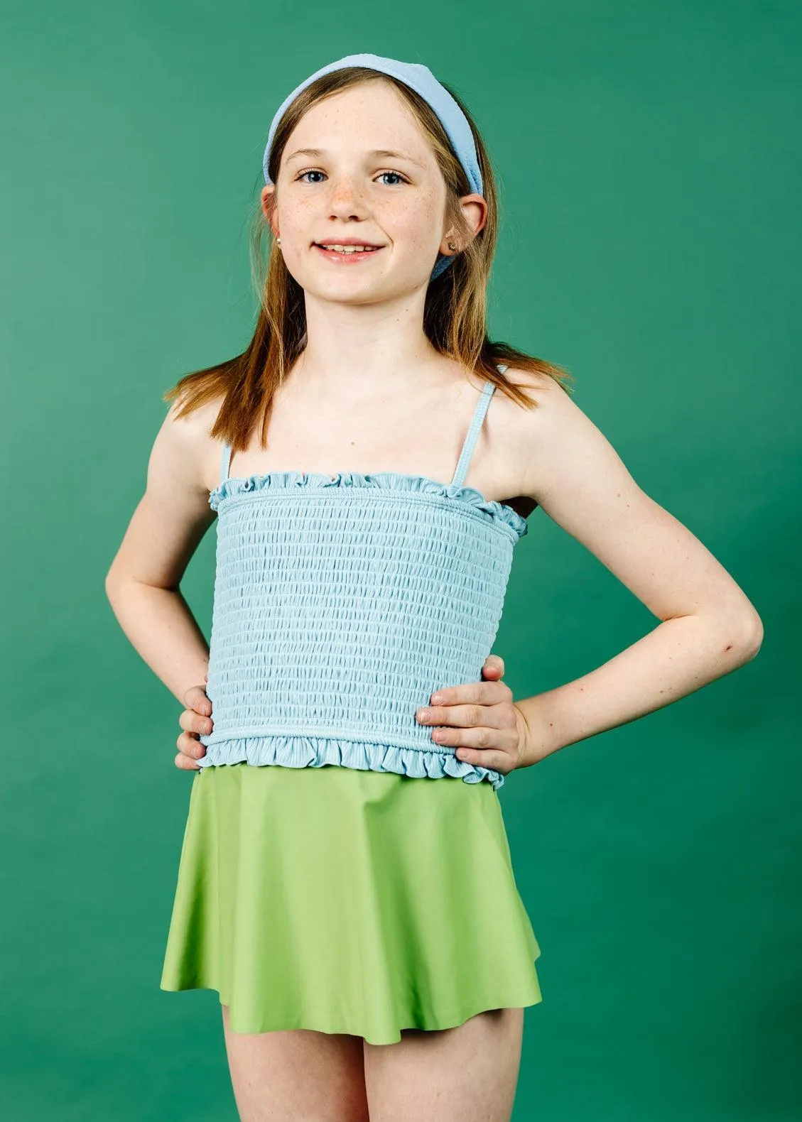 Sweet Pea Green | Youth Who Wears Short Skirts