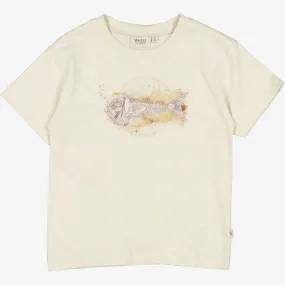 T-Shirt Fishskeleton - chalk