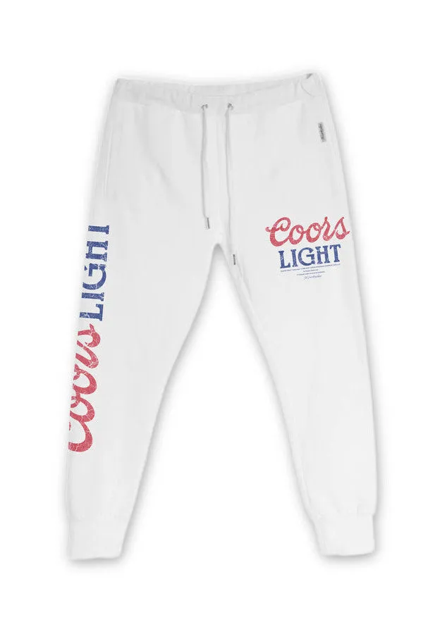 The Laundry Room Coors Light 1980 Stirrup Pants in White