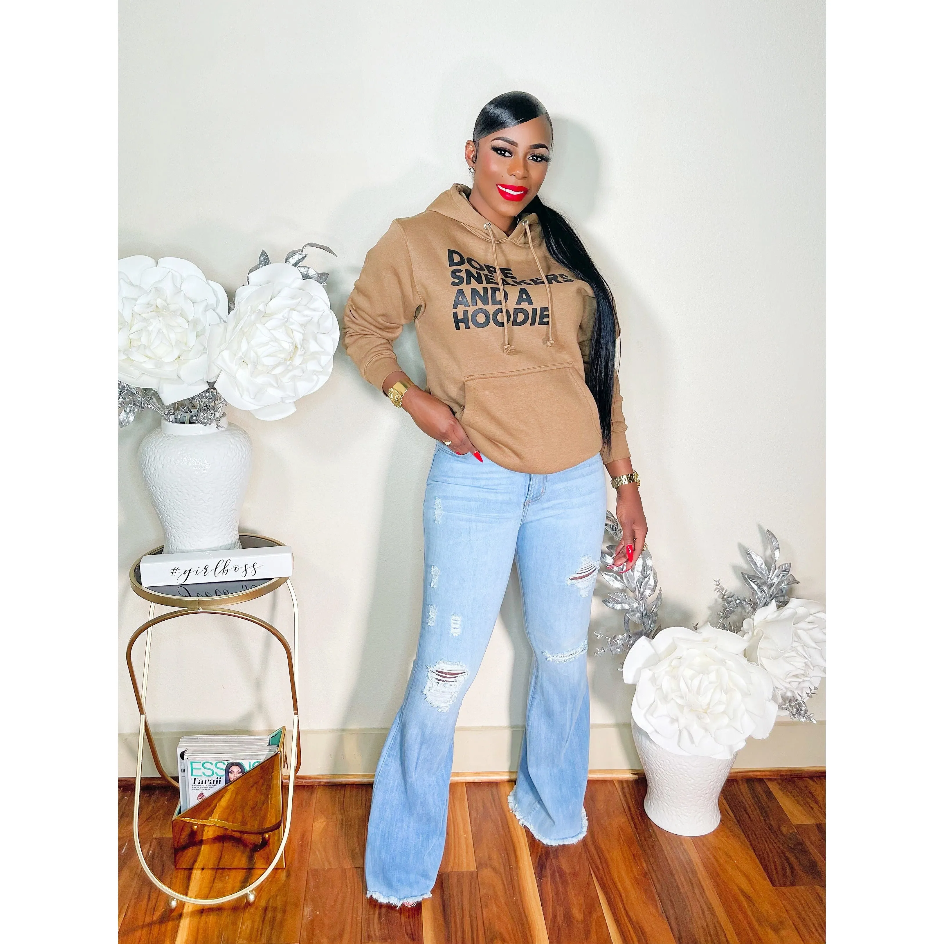 THE RIPPED UP BELL BOTTOM DENIM