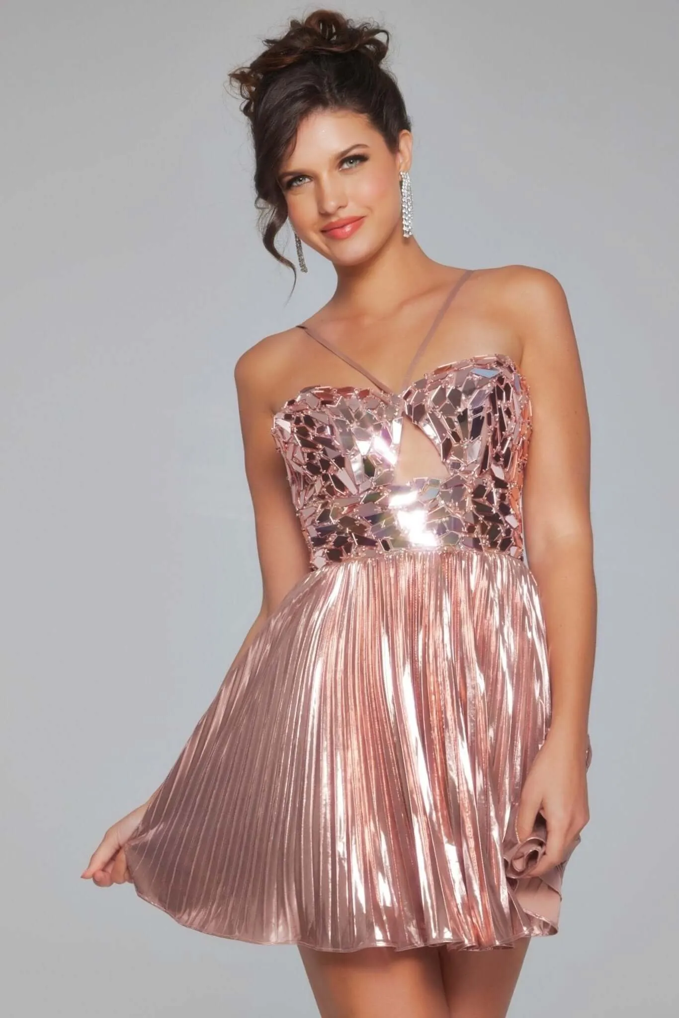 The Rose Dress: Short Formal Homecoming Dress