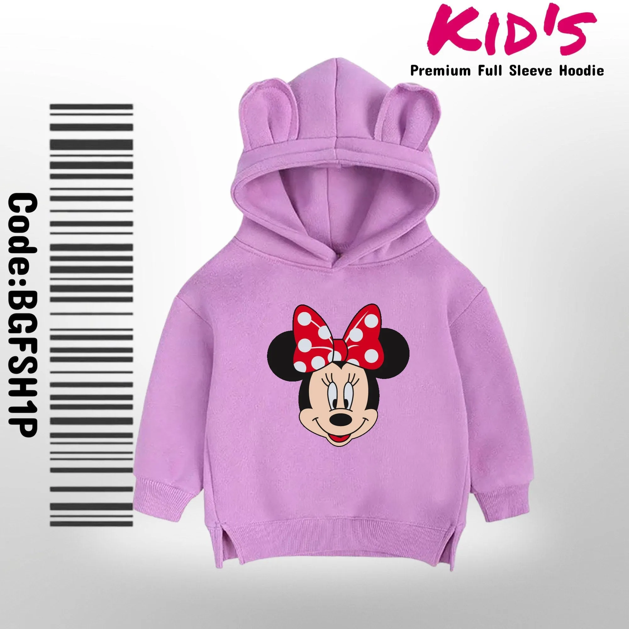 Top Collection 2023 Minnie Printed Hooded Children's Clothing Sets For Boys Girls Kids