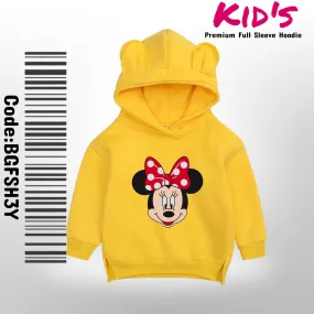 Top Selling Minnie Printed Hooded Children's Clothing Sets For Boys Girls Kids