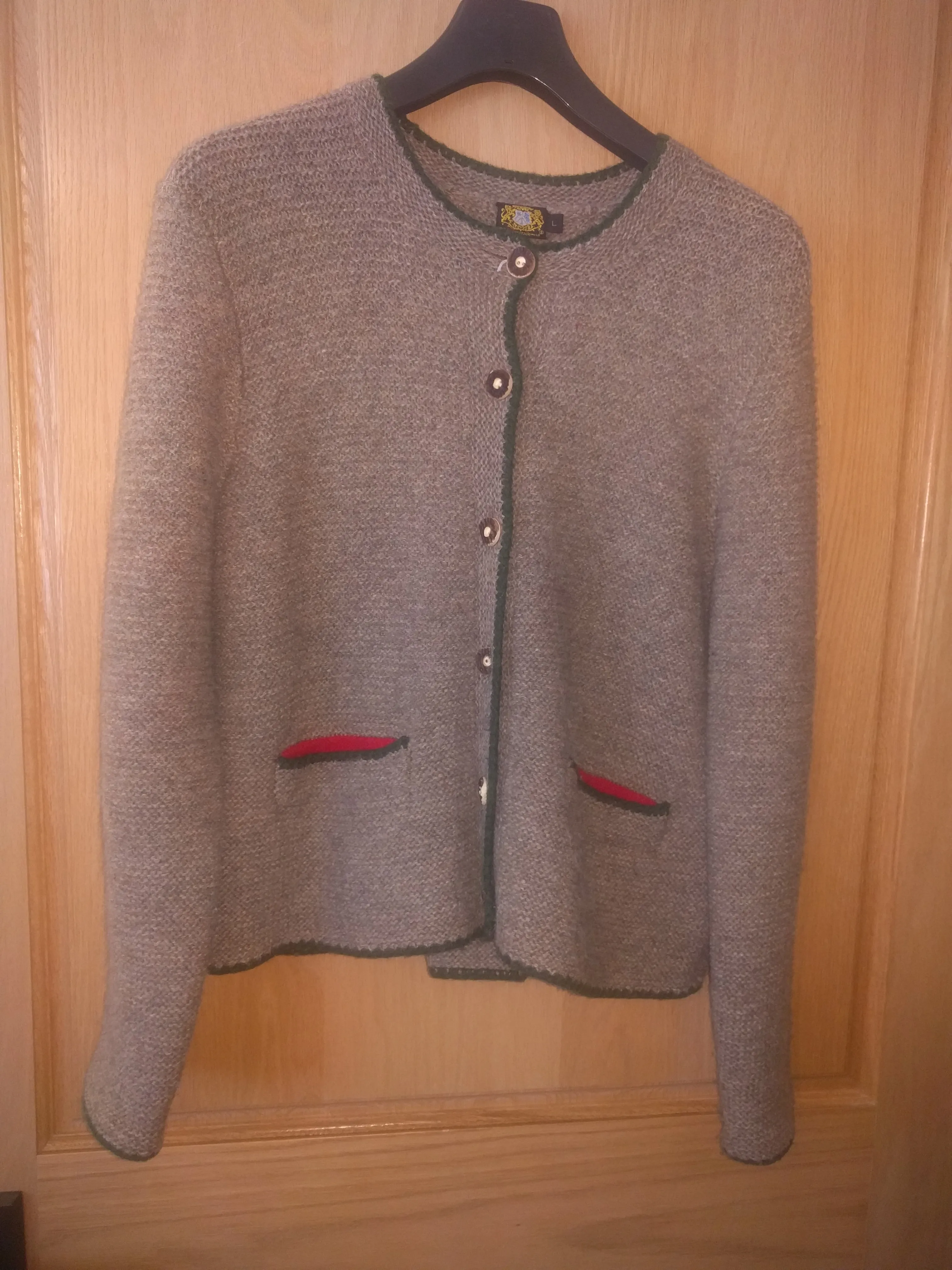 Traditional Hammerschmid Knitted Schweden Jacket with fold in back