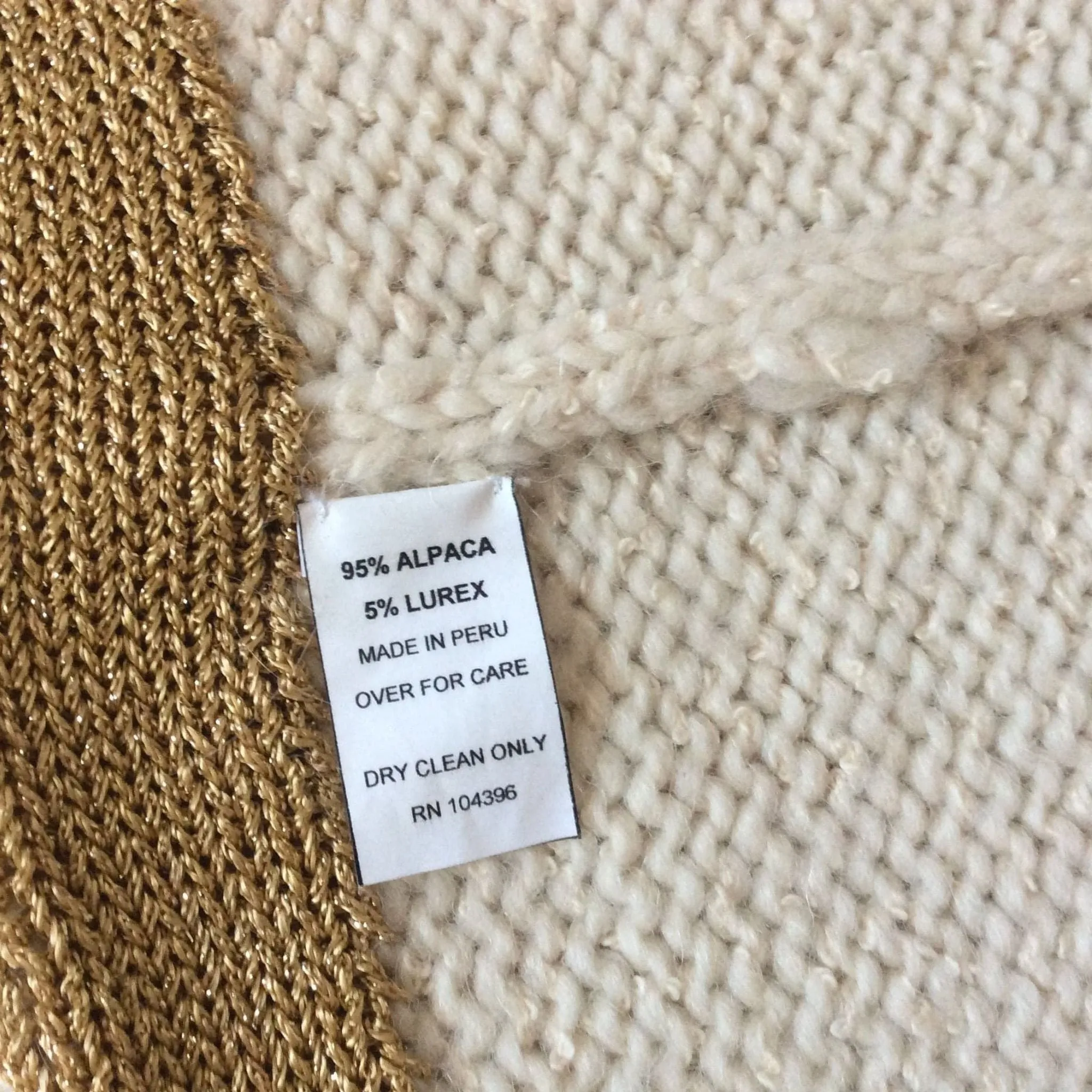 Vintage Alpaca Wool Vest