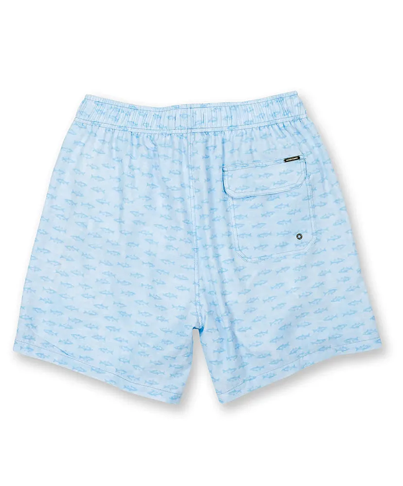 Vintage Summer - Ditsy Fish Swim Shorts
