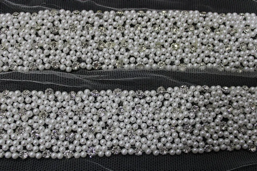 White Pearls Handwork Lace