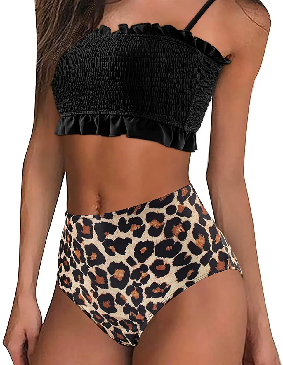 Women's  Bikini Top High Waisted Bottom 2 Piece Swimsuits Bikini Set