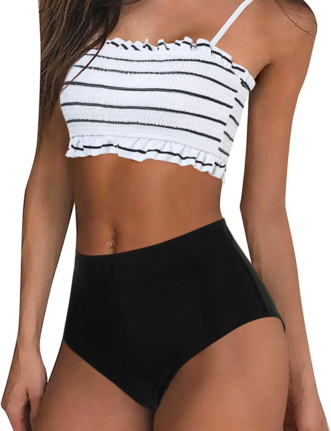 Women's  Bikini Top High Waisted Bottom 2 Piece Swimsuits Bikini Set