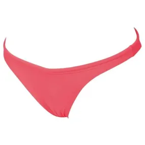 WOMEN'S FREE BRIEF BIKINI BOTTOM - FLUO RED/YELLOW STAR