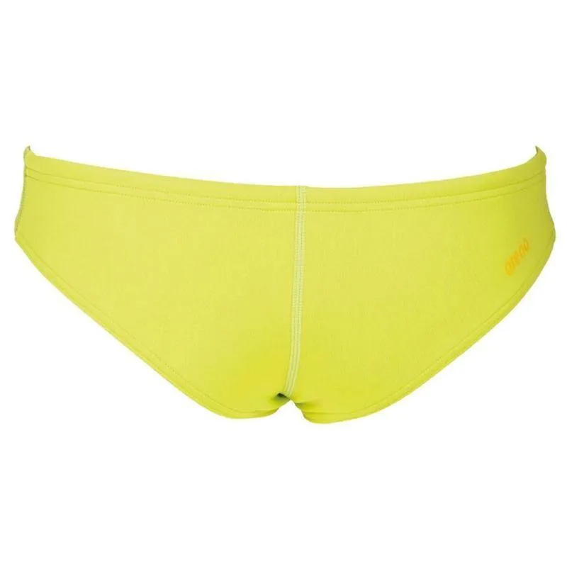 WOMEN'S UNIQUE BRIEF BIKINI BOTTOM - SOFT GREEN/YELLOW STAR