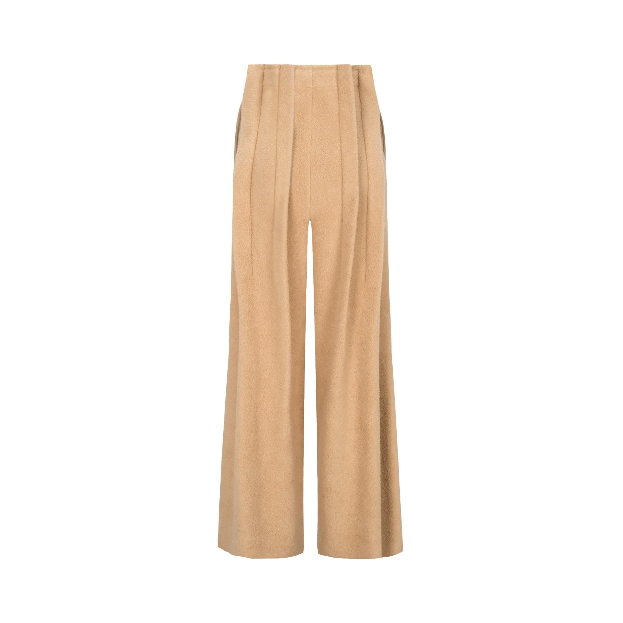 Zippered Straight-leg Pants
